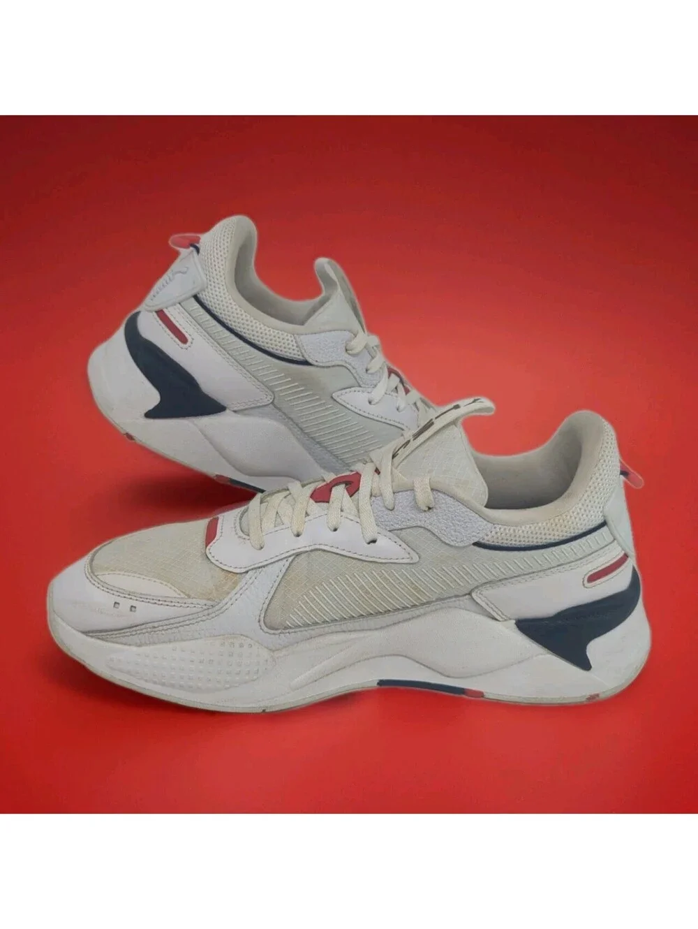 Puma RS-X TMC Running Shoes 40TH ANNIVERSARY Nipsey Mens 12 White Peacoat 387281